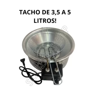 Tacho de fritadeira elétrica para coxinha de até 5 L